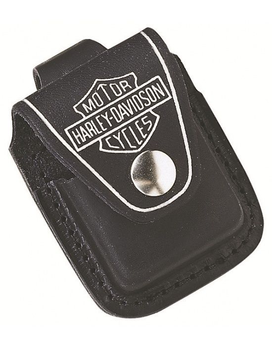 ZIPPO HARLEY-DAVIDSON POUCH BLACK - vooraanzicht