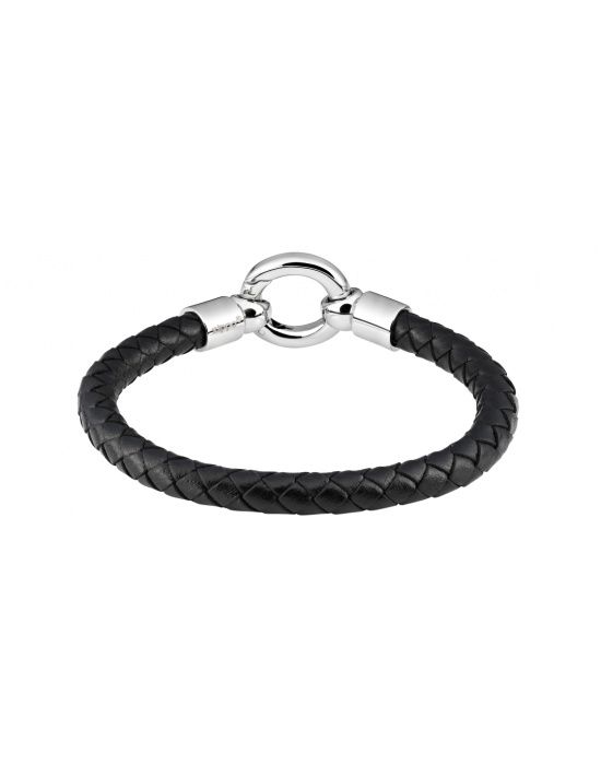 Zippo Leather Bracelet With O Ring - 22 x 1.8 x 0.65 cm - achteraanzicht