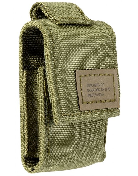 Zippo Aansteker Molle OD Green Pouch and Black Crackle®. Gift Set - detail