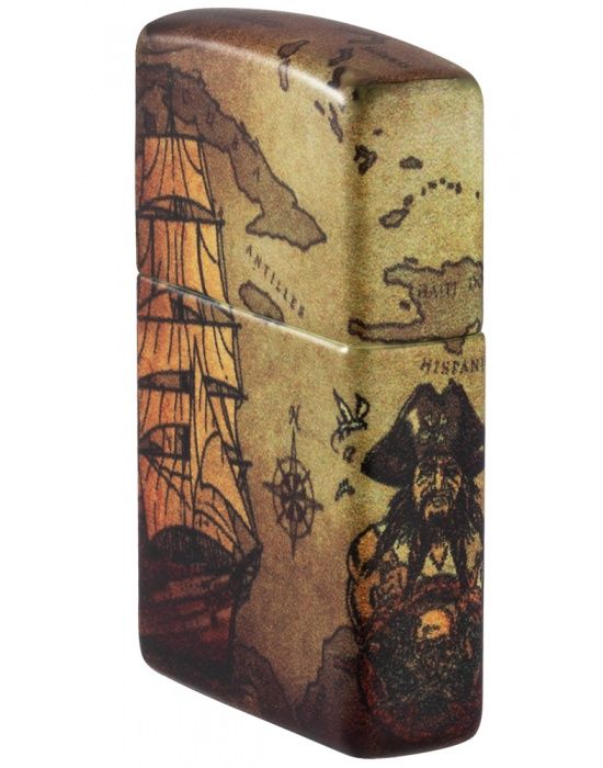 ZIPPO Aansteker Pirate Ship - detail