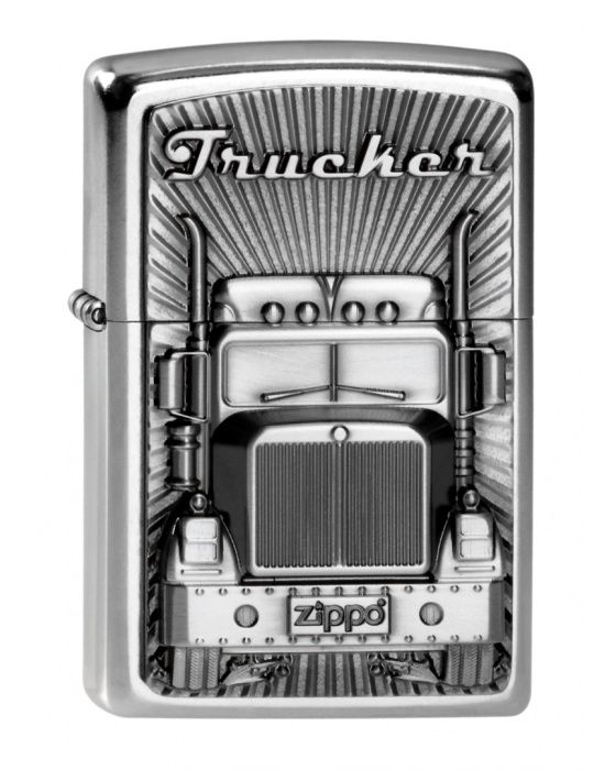 ZIPPO Aansteker PL 207 ZIPPO TRUCKER EMBLEM - vooraanzicht