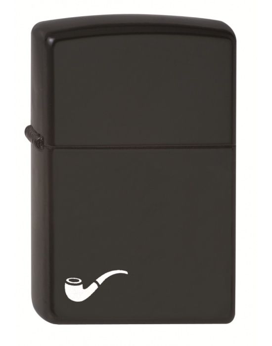 ZIPPO PL 218 BLACK PIPE LIGHTER - vooraanzicht
