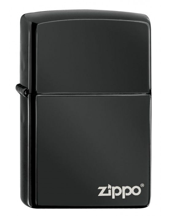 ZIPPO Aansteker PL 24756 ZL EBONY WITH ZIPPO - vooraanzicht