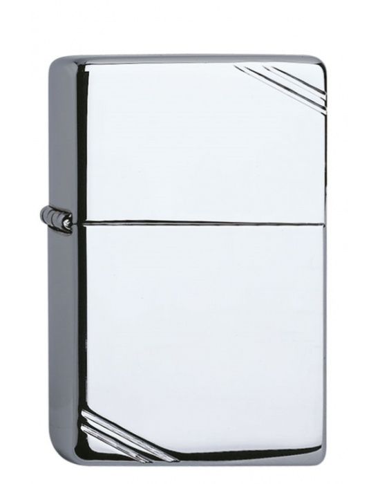 ZIPPO Aansteker PL 260 VINTAGE CHROME HIGH POLISHED - vooraanzicht