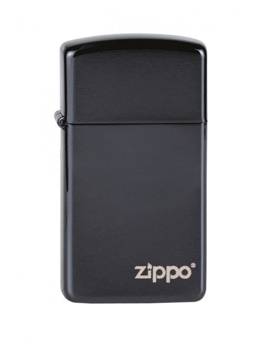 ZIPPO Aansteker PL SLIM EBONY ZL - vooraanzicht