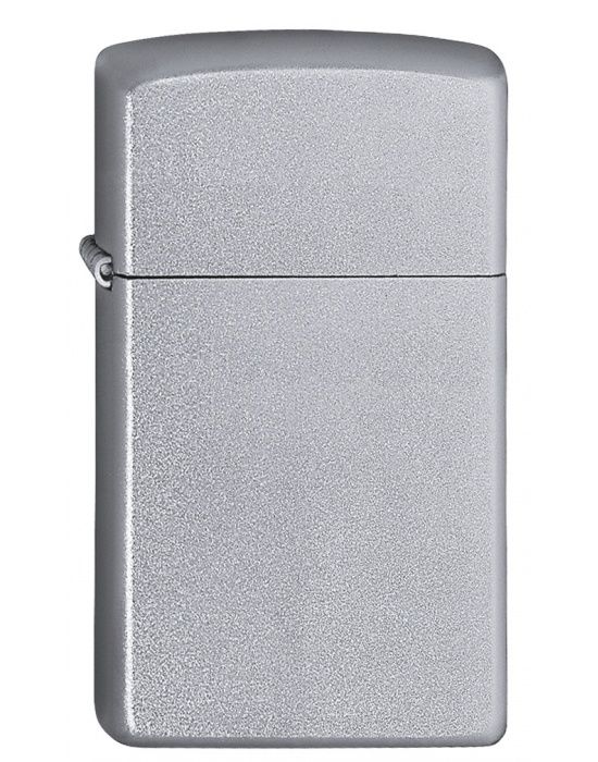 ZIPPO Aansteker PL ZIP 1605 SLIM SATIN FINISH - vooraanzicht