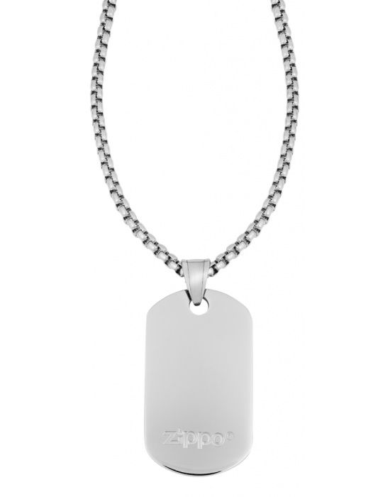 Zippo Plate Pendant Necklace - achteraanzicht
