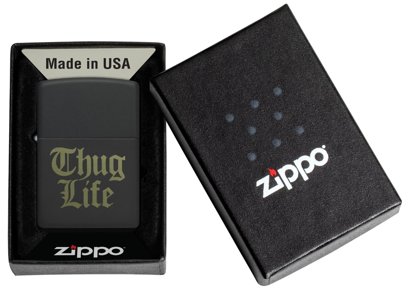 Zippo Aansteker - 218 Thug Life Design - detail 1