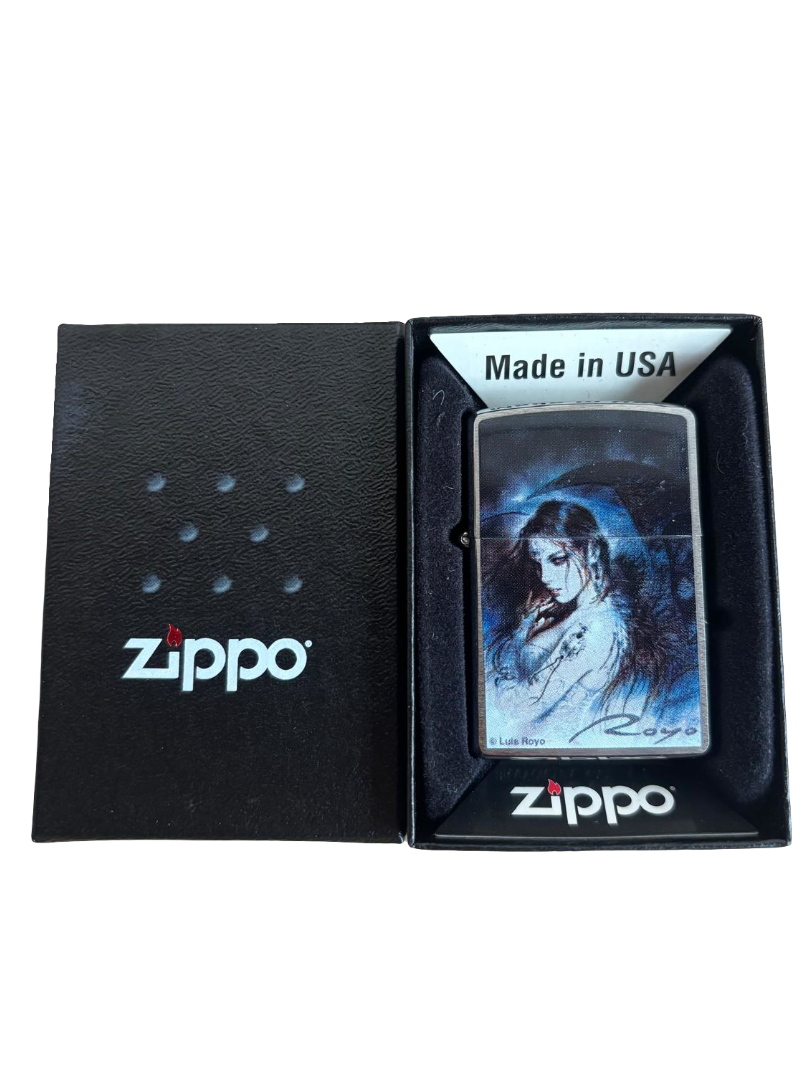 Zippo Royo Line 2 aansteker detail