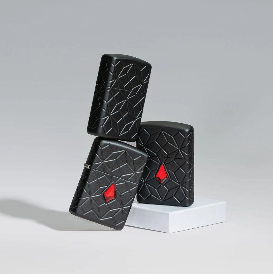Zippo Aansteker 24754 Armor Diamond Pattern Design - extra
