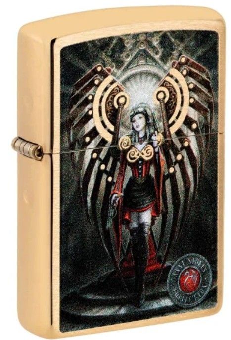 Zippo Aansteker Anne Stokes Steam Punk Angel (Avenger) - vooraanzicht