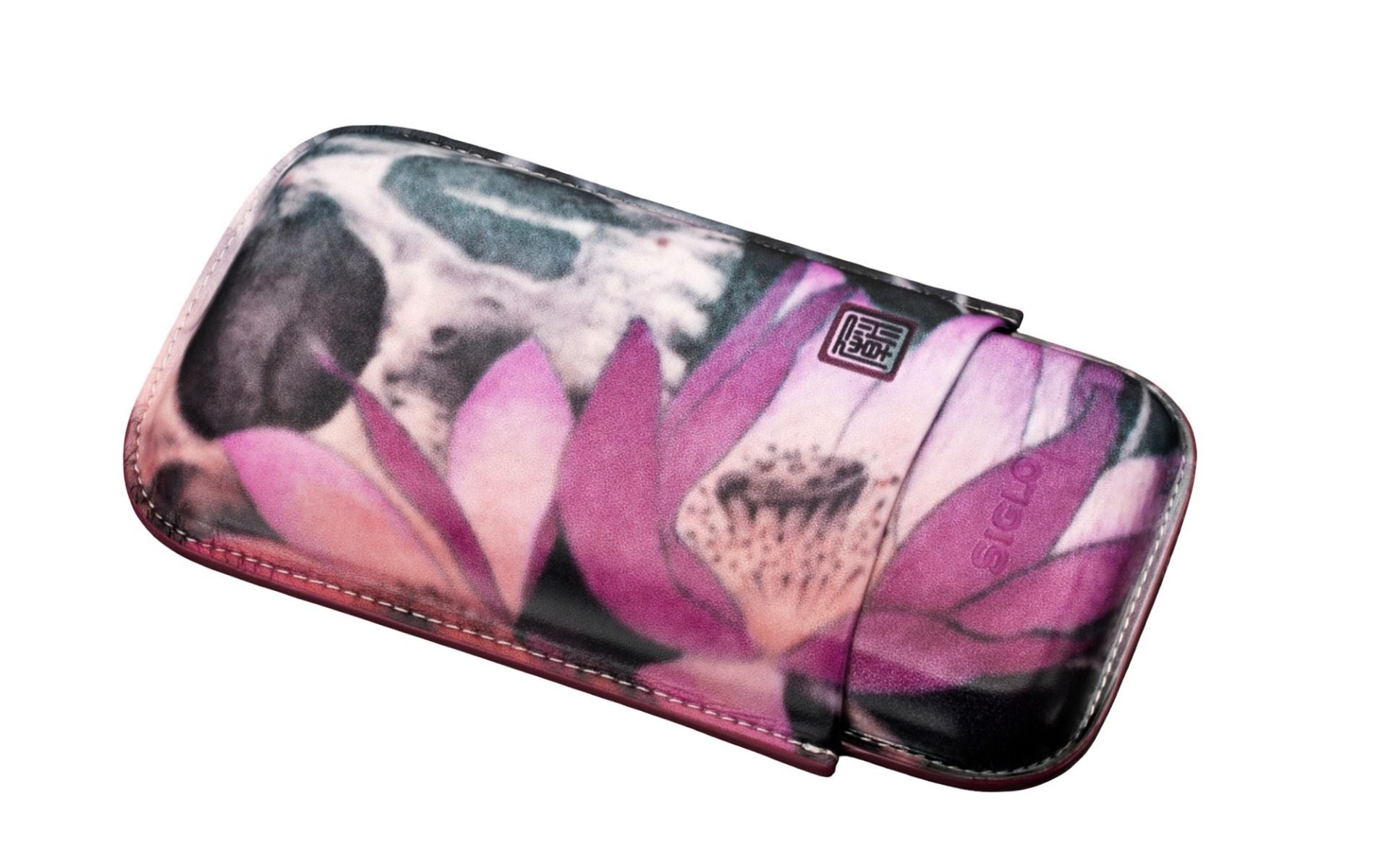 Siglo - Tattoo Leather Case - Skull - vooraanzicht