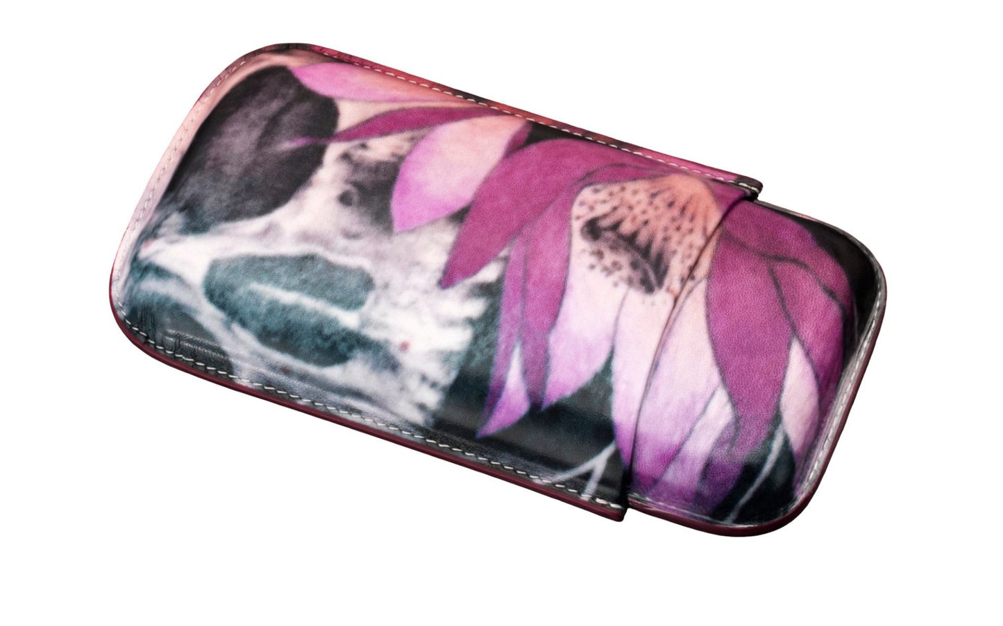 Siglo - Tattoo Leather Case - Skull - achterkant