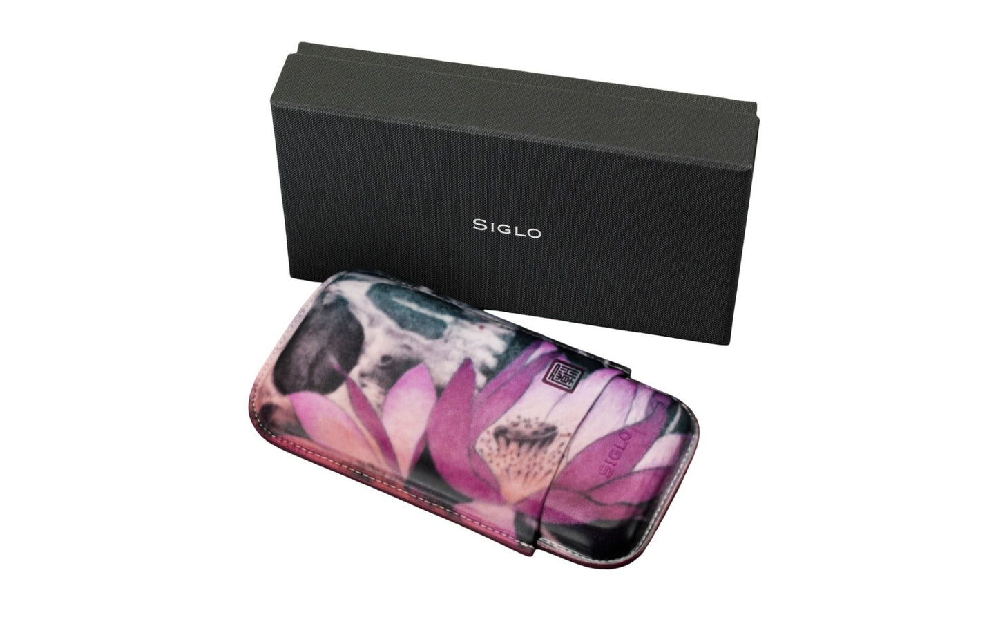 Siglo - Tattoo Leather Case - Skull - geopend