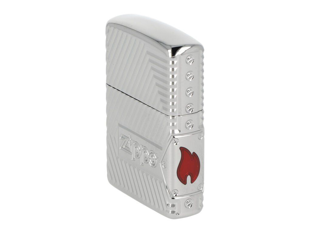 ZIPPO Aansteker PL 167 Zippo Bolts Design - achteraanzicht