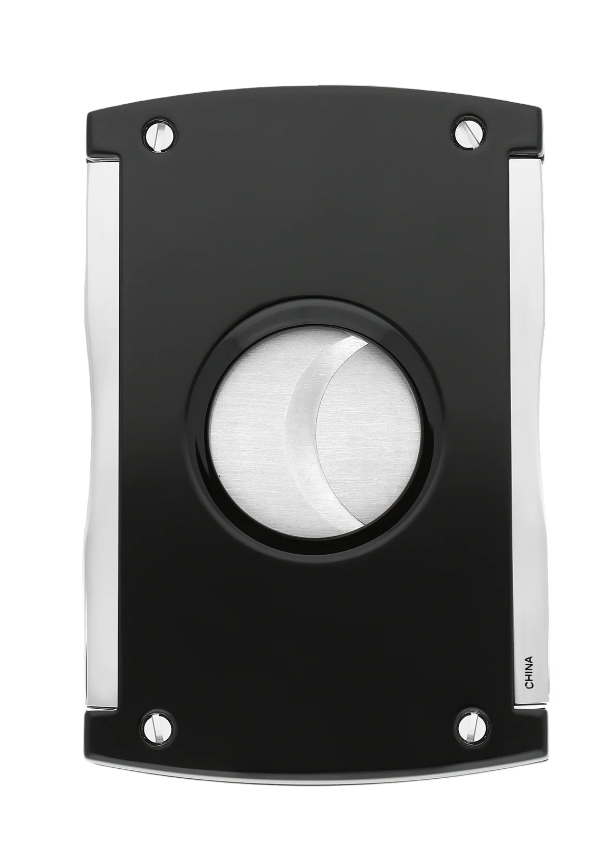 S.T. DUPONT CIGAR CUTTER MAXIJET BLACK - zijaanzicht