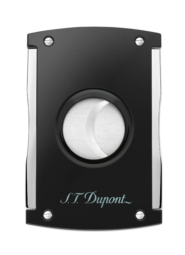 S.T. DUPONT CIGAR CUTTER MAXIJET BLACK - vooraanzicht