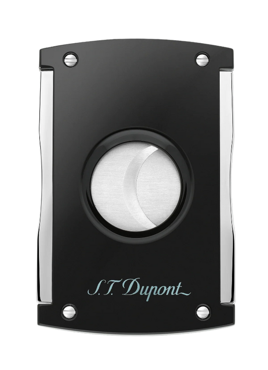 S.T. DUPONT CIGAR CUTTER MAXIJET BLACK - vooraanzicht