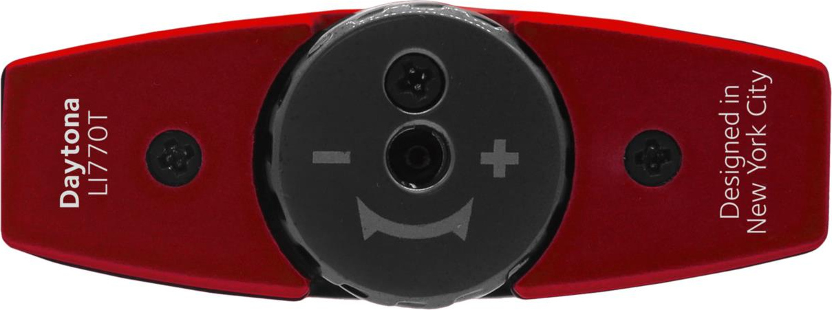 Colibri Daytona Black/Red - achteraanzicht