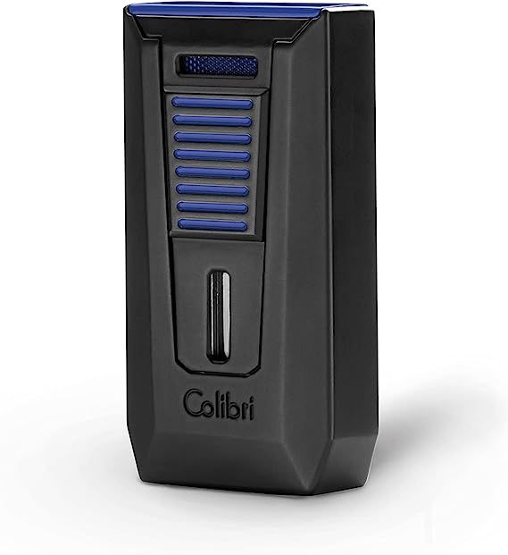 Colibri Double Flame Slide Black/Blue - vooraanzicht