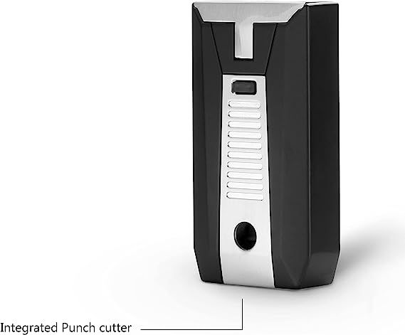Colibri Double Flame Slide Black/Chrome - achteraanzicht