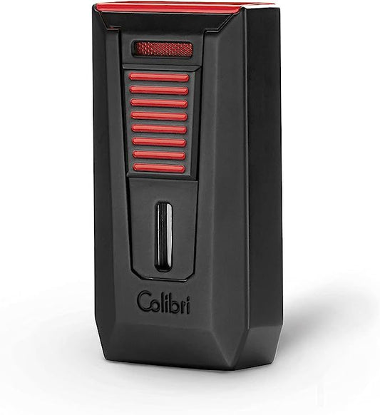 Colibri Double Flame Slide Black/Red - vooraanzicht