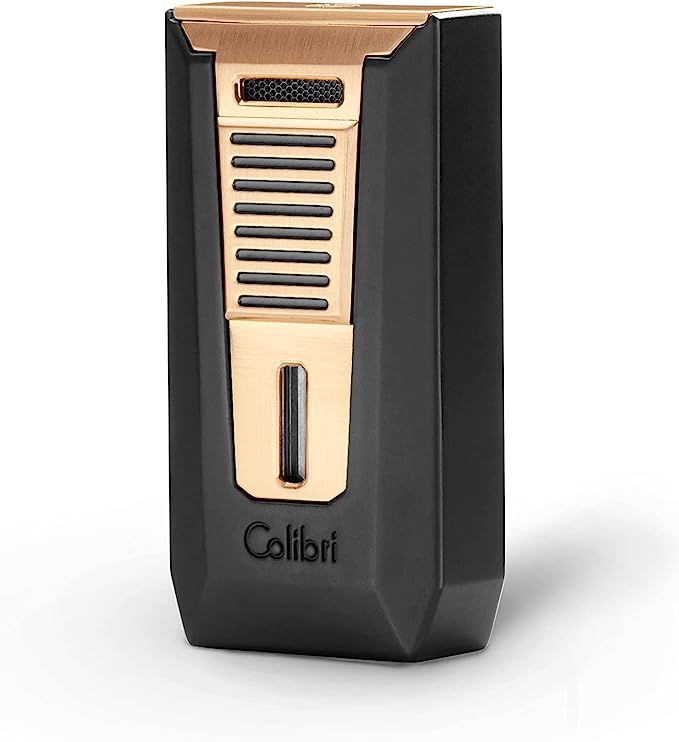 Colibri Double Flame Slide Black/Rose Gold - vooraanzicht