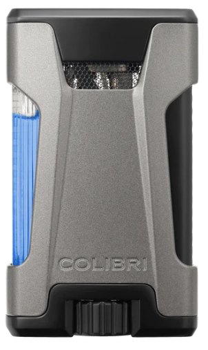 Colibri Double JetFlame Rebel Gunmetal - vooraanzicht