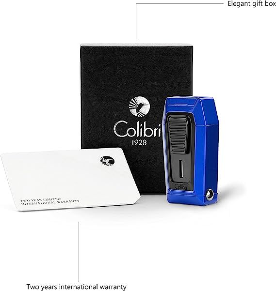 Colibri aanst. Triple Flame Quantum Blue - achterzijde