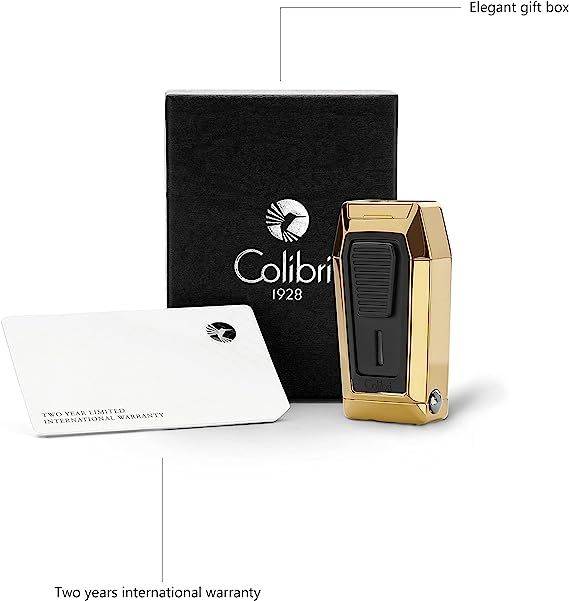 Colibri aanst. Triple Flame Quantum Gold - achterzijde