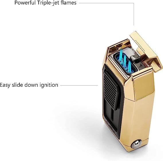 Colibri aanst. Triple Flame Quantum Gold - zijaanzicht