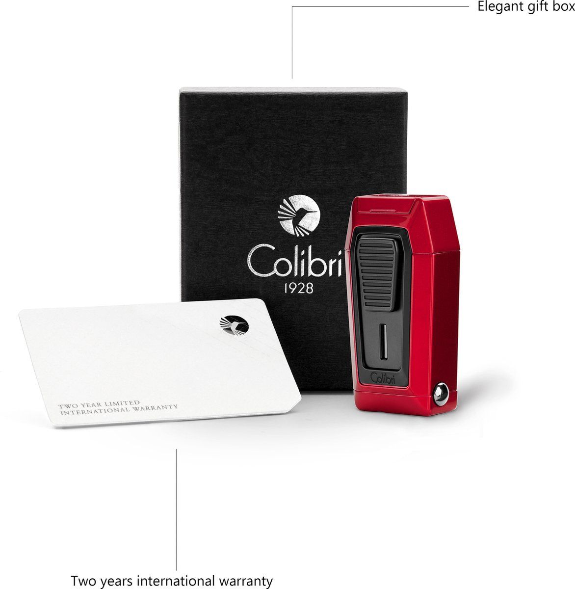 Colibri aanst. Triple Flame Quantum Red - achterzijde