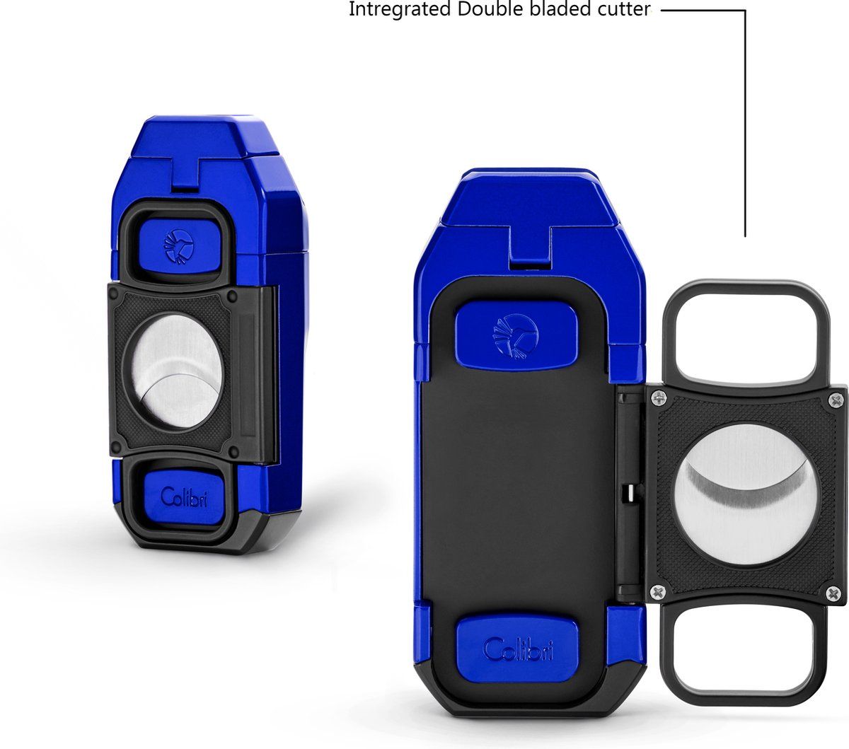 Colibri aanst. Triple Flame Boss Blue/Black - bovenaanzicht
