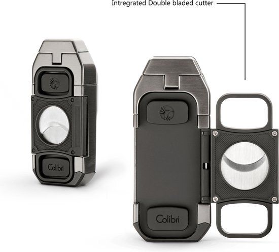 Colibri aanst. Triple Flame Boss Gunmetal - bovenaanzicht