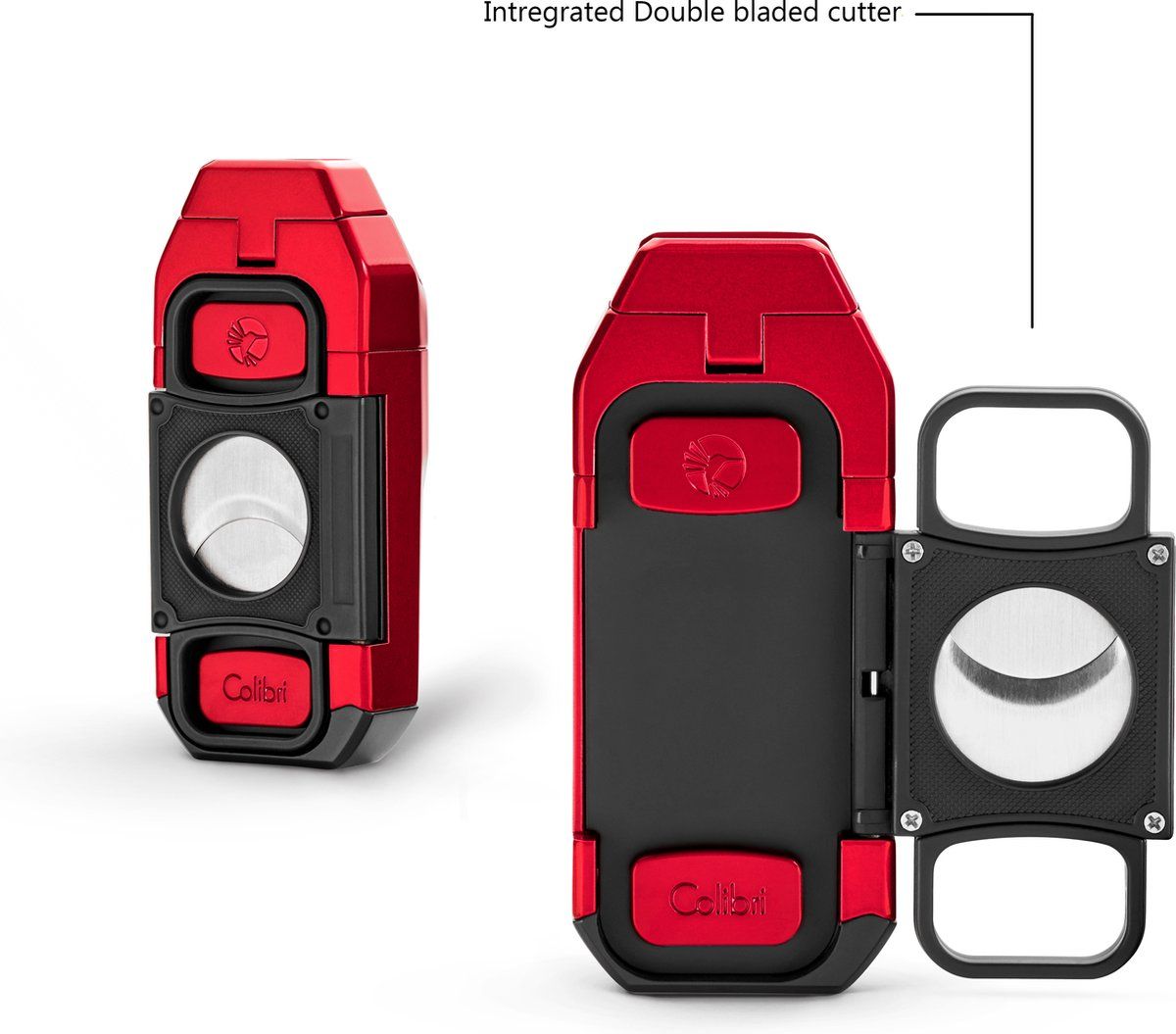 Colibri aanst. Triple Flame Boss Red/Black - bovenaanzicht