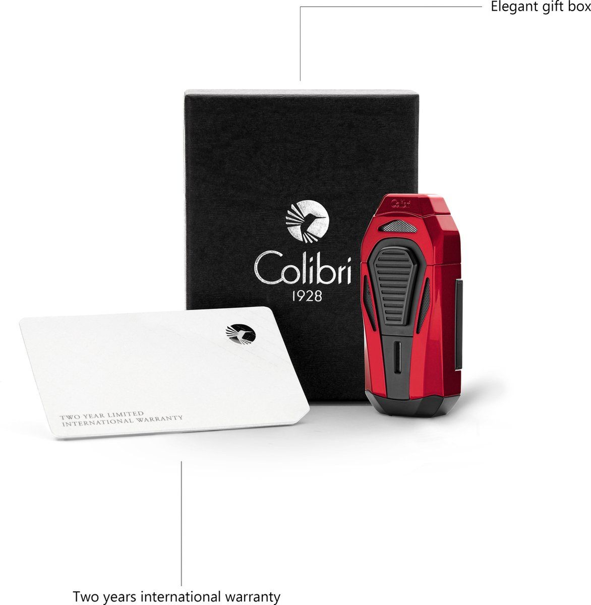 Colibri aanst. Triple Flame Boss Red/Black - detail