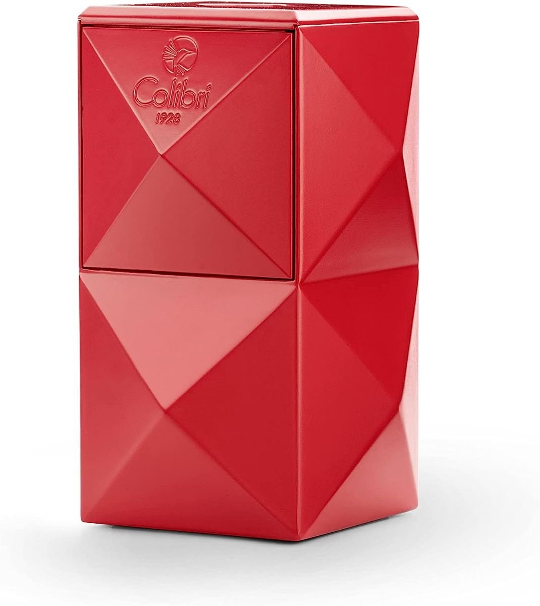 Colibri aanst. Triple Flame Quasar Table Lighter Red - vooraanzicht