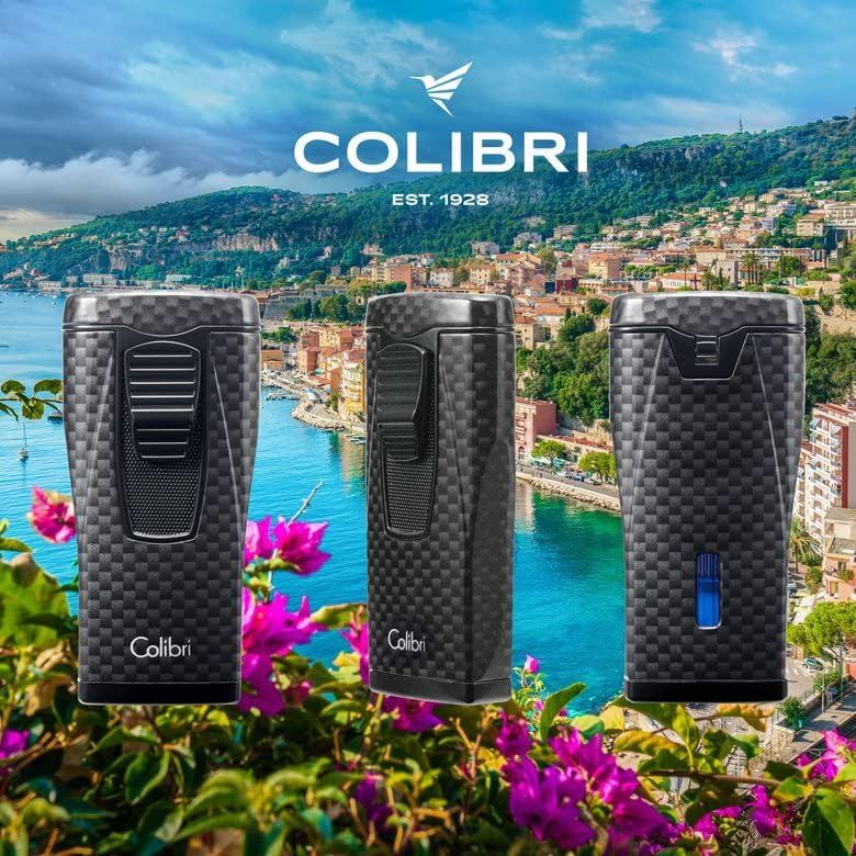 Colibri aanst. Triple Flame Monaco Carbon Fiber Black - detail