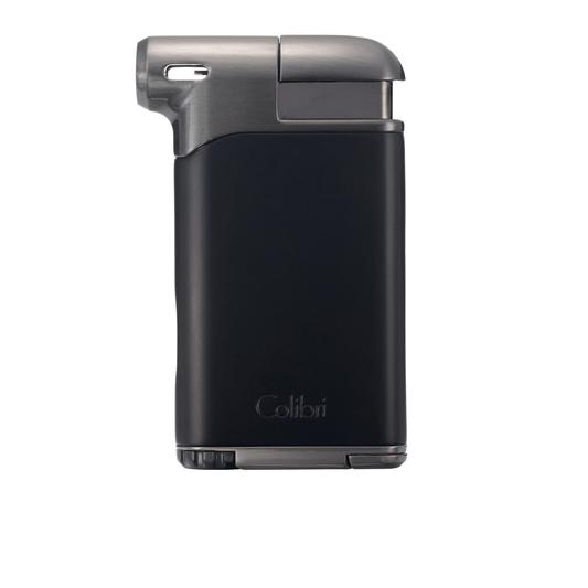 Colibri Pipe Lighter Pacific Black/Gunmetal - vooraanzicht