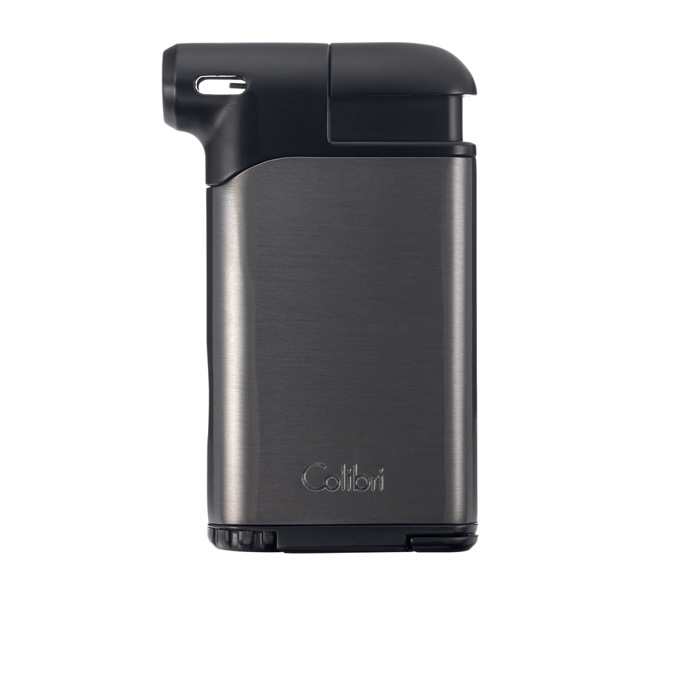 Colibri Pipe Lighter Pacific Gunmetal/Black - vooraanzicht