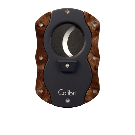 Colibri sig. knip. Cut Black/Dark Burl - vooraanzicht