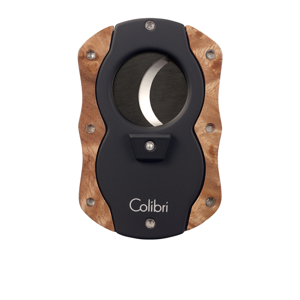 Colibri sig. knip. Cut Black/Light Burl - vooraanzicht