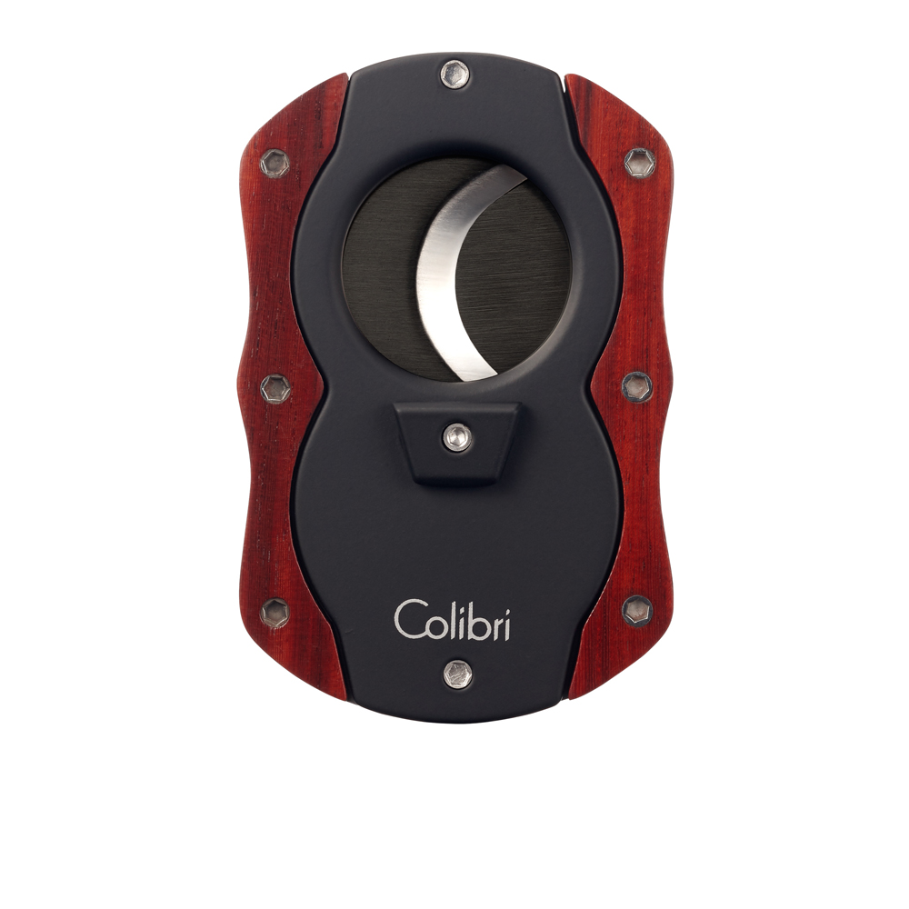 Colibri sig. knip. Cut Black/Red Wood - vooraanzicht