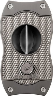Colibri sig. knip. Diamant V-Cut Gunmetal - vooraanzicht