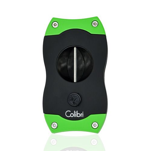 Colibri sig. knip. V-Cut Black/Green - vooraanzicht