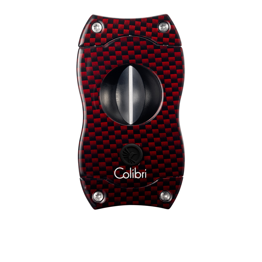 Colibri sig. knip. V-Cut Carbon Fiber Red - vooraanzicht
