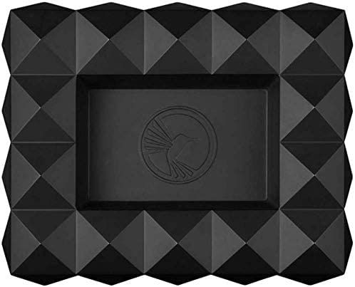 Colibri Ashtray Quasar Matte Black - bovenaanzicht