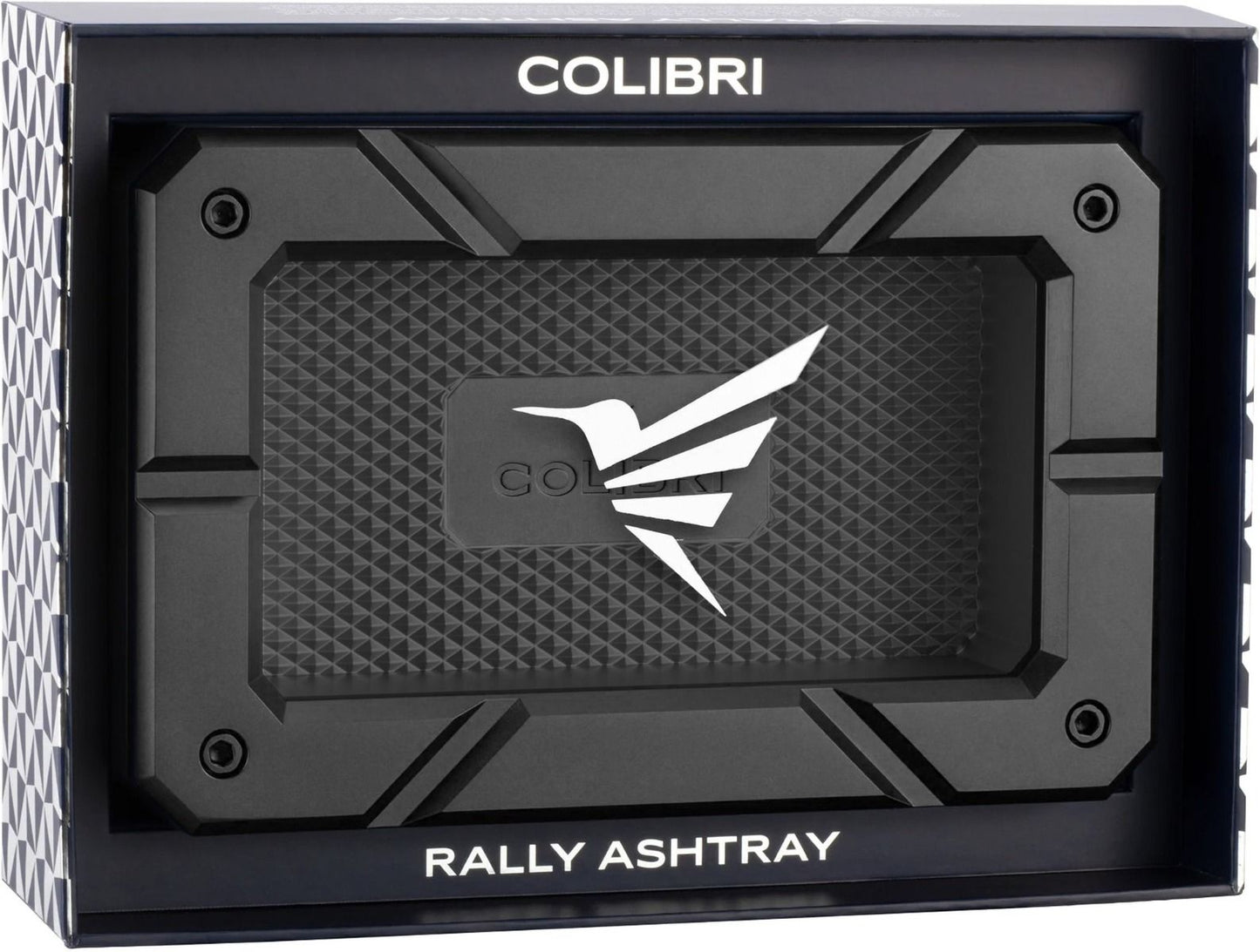Colibri - Ashtray Rally - Black - bovenaanzicht