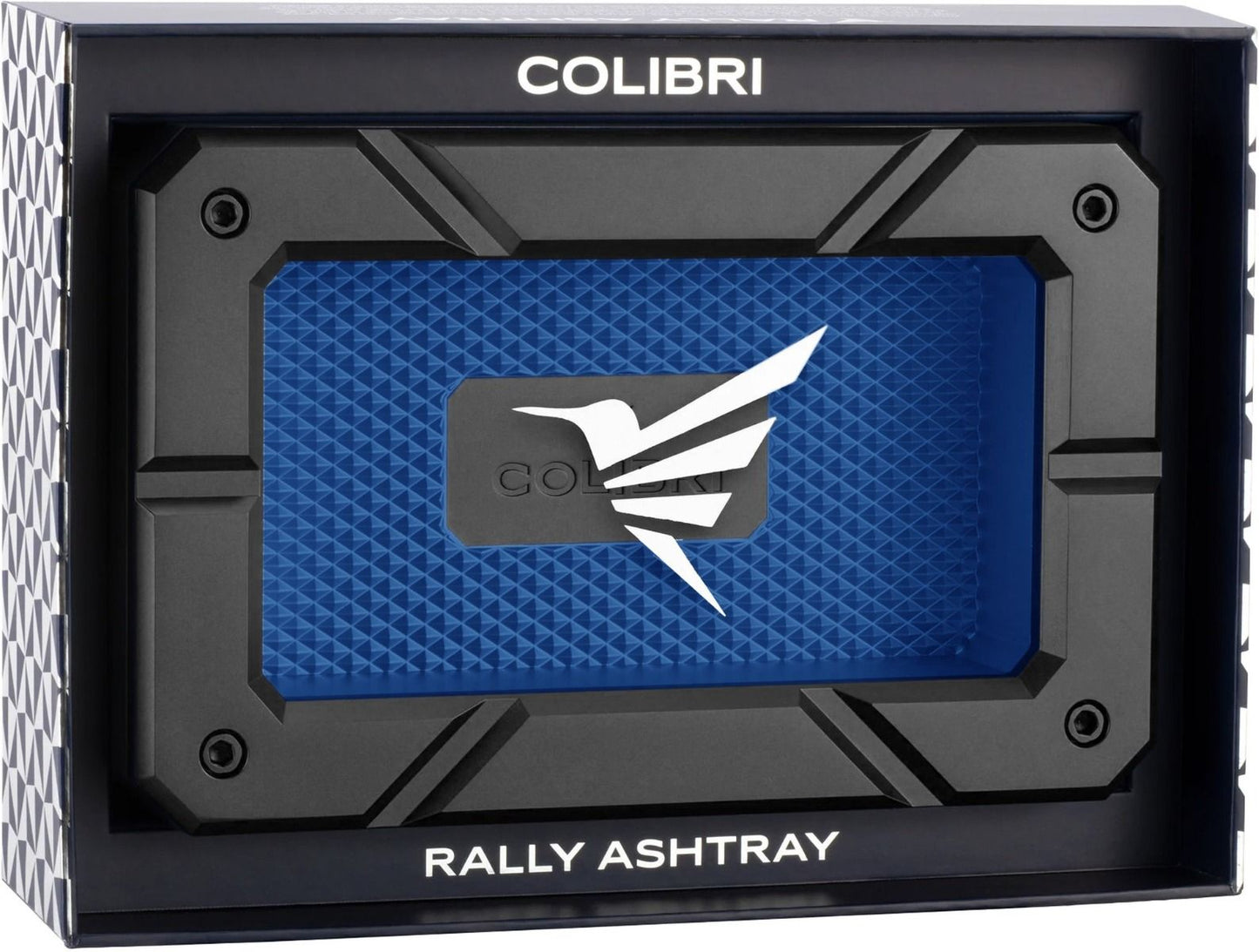 Colibri - Ashtray Rally - Black/Blue - bovenaanzicht