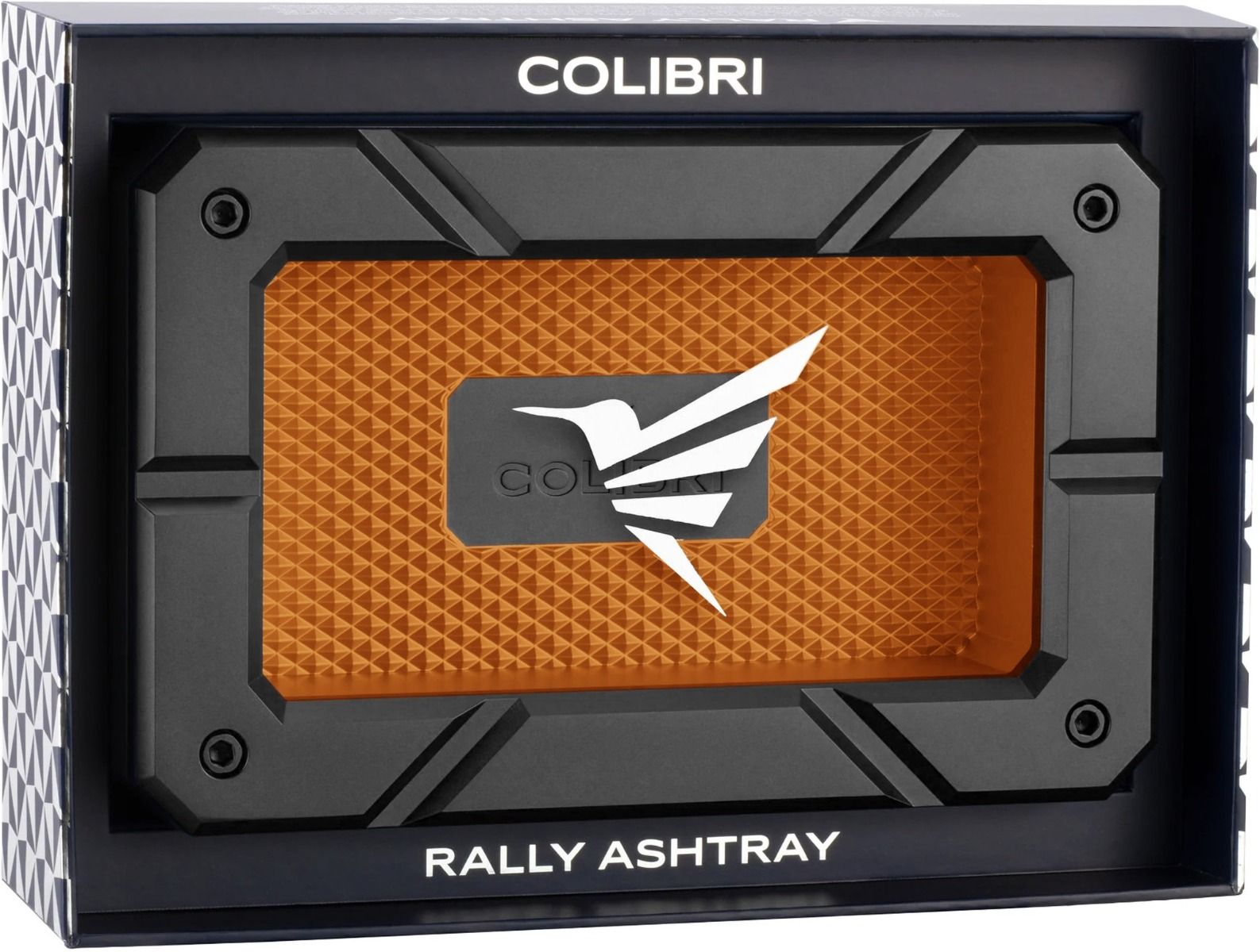 Colibri - Ashtray Rally - Black/Rose Gold - bovenaanzicht